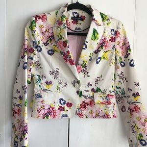 Mario Serrani Italy cropped blazer Size 6